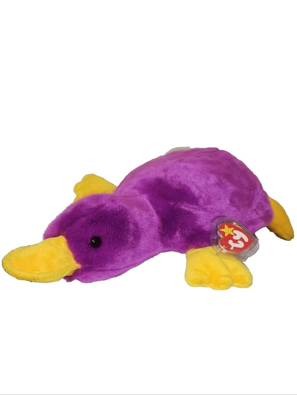 Ty Beanie Baby Patti Platypus 1993 Plush Original Tags Pellet Fill NWT 8 Inch